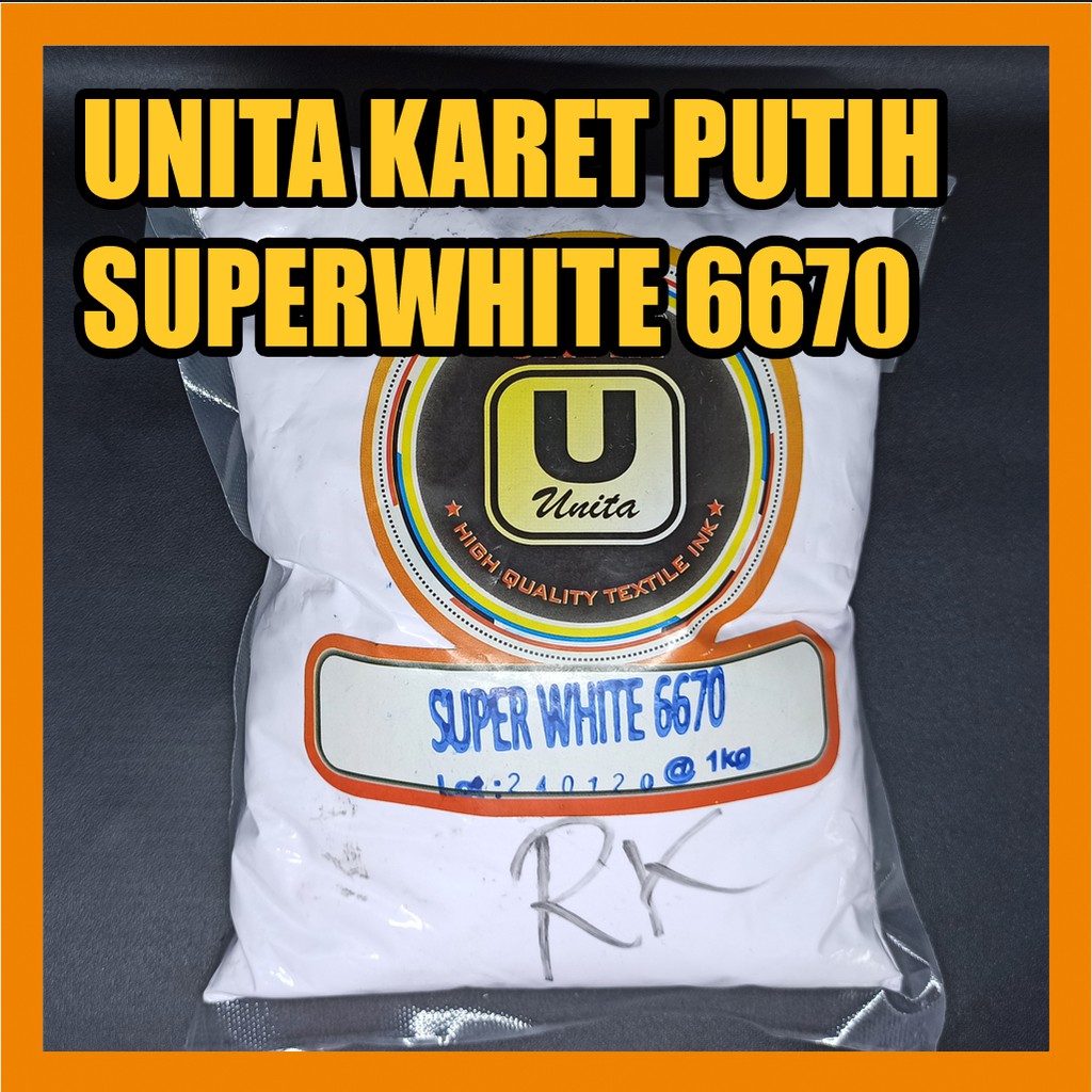 

Unita Tinta Pasta Sablon Kaos Rubber Super Putih 6670
