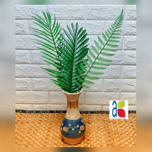 DAUN PAKIS ARTIFICIAL B8063 DAUN PLASTIK HIAS ARTIFICIAL DAUN ARTIFICIAL DEKORASI RUMAH DAUN PALEM HIAS