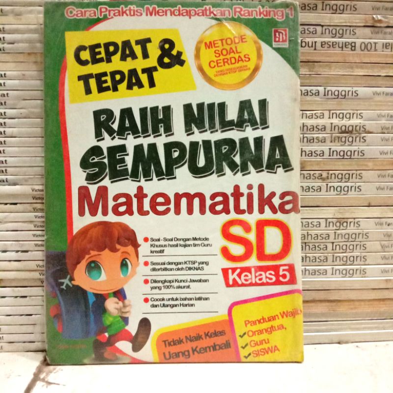 Obral Buku Cerita Anak Sd, Kumpulan Soal, Matematika, Bahasa Inggris-TPA Mtk Sd Kelas 5