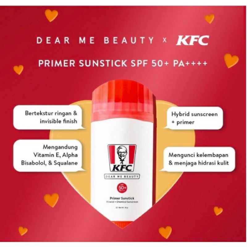 DEAR ME BEAUTY X KFC -  Primer Sunstick SPF 50+ PA++++