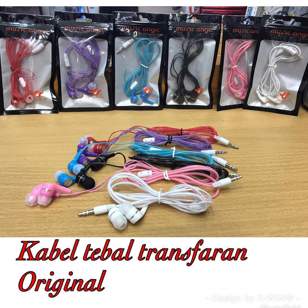 Headset/handfree/earphone music angel original grade A+