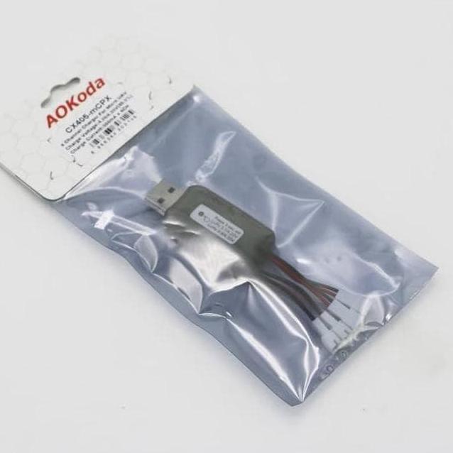 Charger 1S Lipo LiHV Battery Aokoda Micro USB 4 in 1