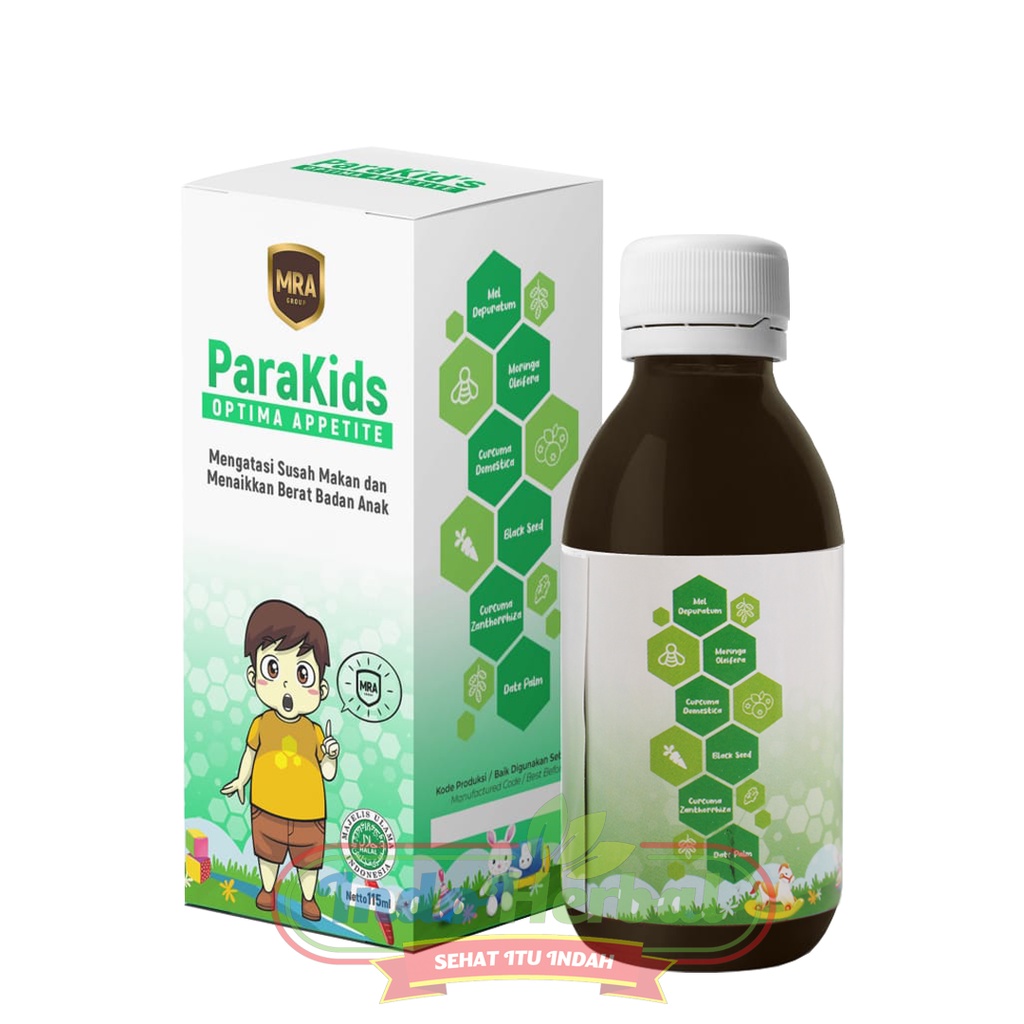 Madu ParaKids Optima Appetite Natural Herb Isi 115ml - Atasi Anak Susah Makan dan Menaikkan Berat Badan