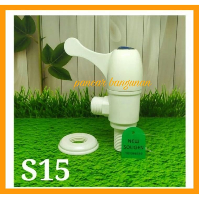 KRAN SHOWER TEE 1/2 INCH SOLIGEN ENGKOL - KRAN SHOWER TEE PLASTIK SOLIGEN - KRAN SHOWER PVC SOLIGEN