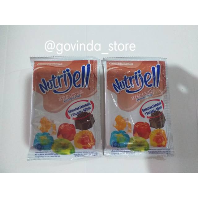 

JELI SERBUK INSTAN RASA COKLAT #NUTRIJELL 20gr