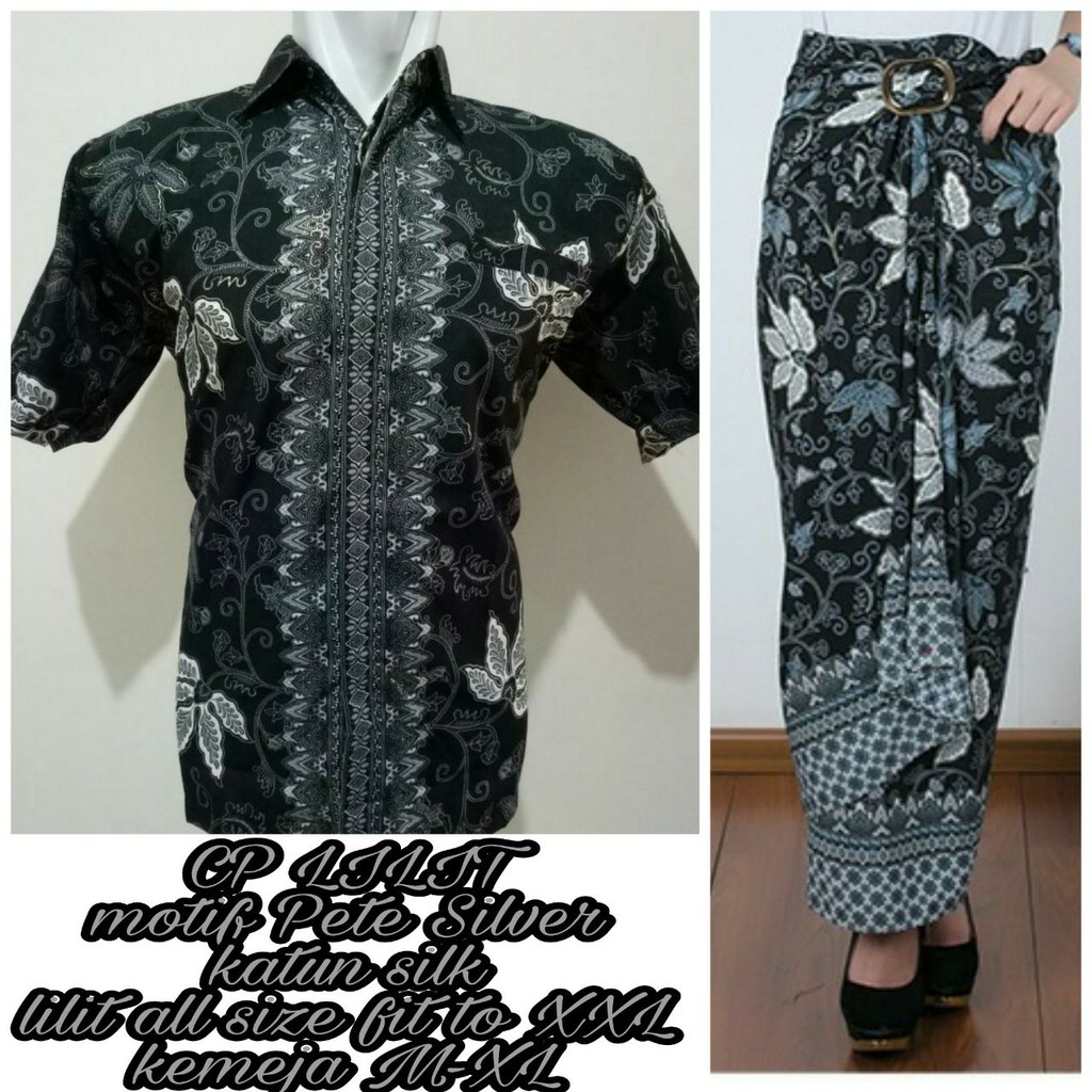 SB Collection Couple Rok Lilit Silvia Maxi Dan Kemeja Batik Pria