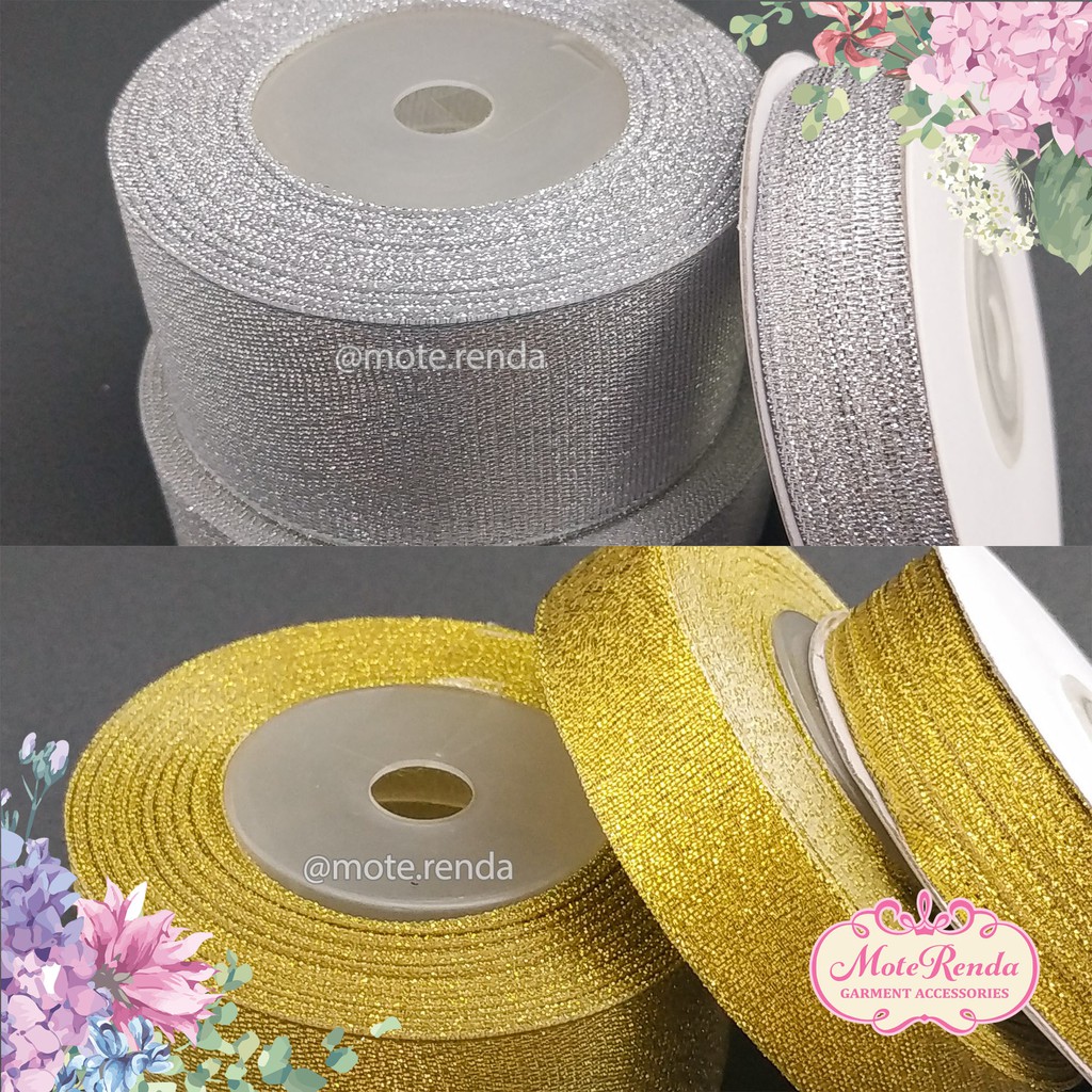 Pita gold&amp;silver (harga per roll) kode 6LMX