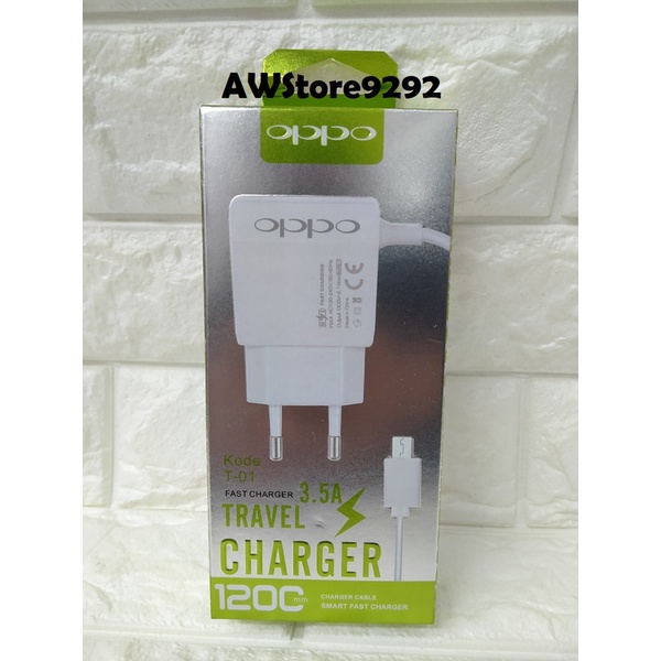 Travel Charger Kabel data USB Oppo T-01 T01