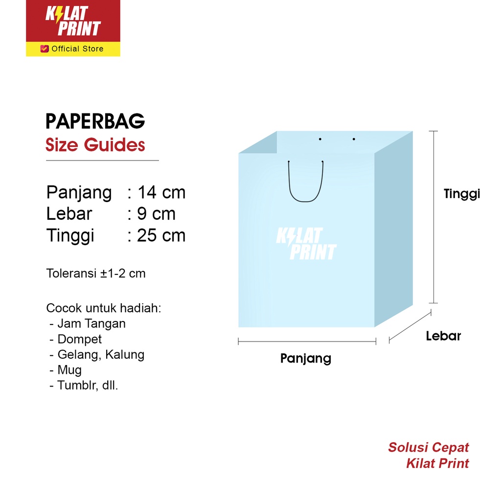 PAPER BAG KADO CUSTOM MUKA FOTO SENDIRI