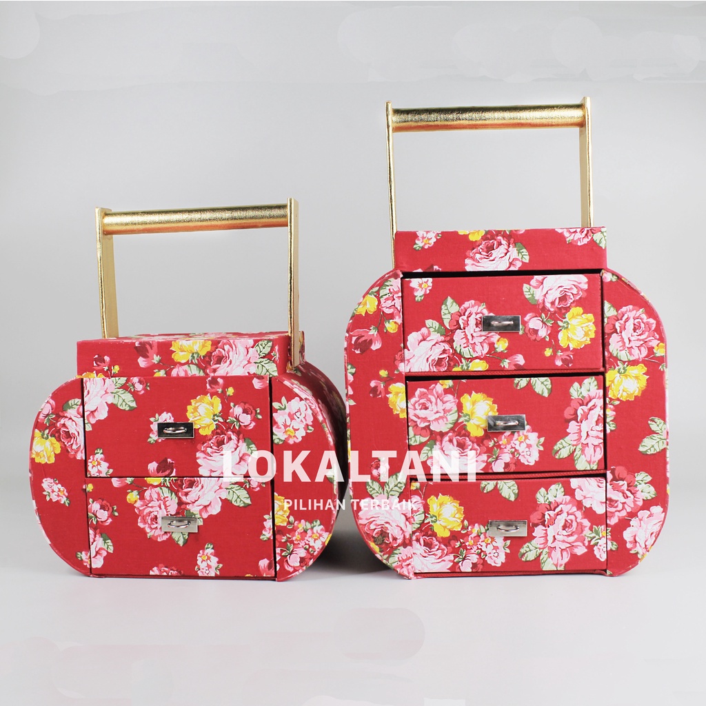 

Kotak Rantang 30 Buah / Laci Hampers Cheongsam 2 Susun & 3 Susun