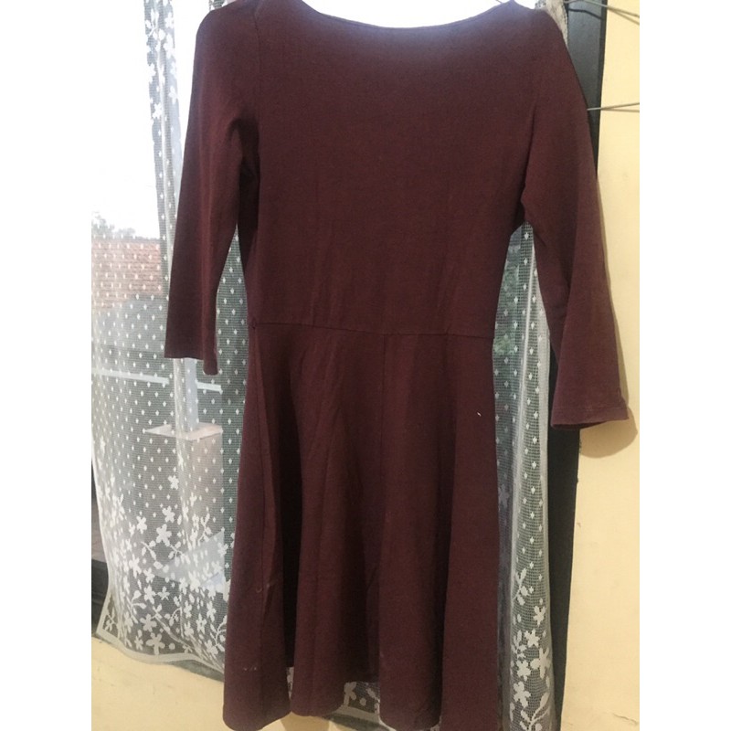 Uniqlo Maroon dress