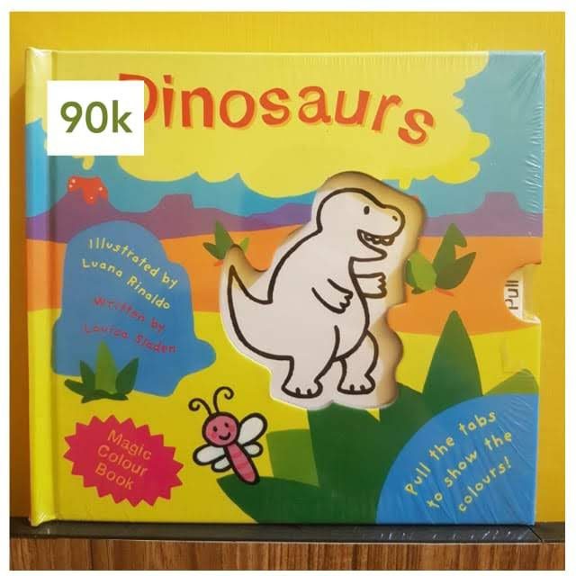 

Dinosaurs Magic Colour Book