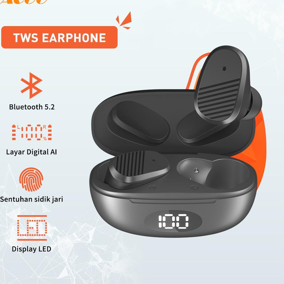 trxYy5Y9--TACOO Mini T2 TWS Bluetooth Earphone Digital Display Headphones Earphone Gaming HIFI Stere