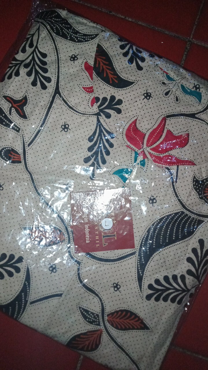 Batik Wanita Asj Sa Hrb026 Kenongo Kemeja Tosca Pendek