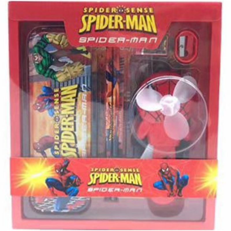 

STUDY SET STATIONERY PENSIL SET PAKET ALAT TULIS SEKOLAH KARAKTER UNICORN SPIDERMAN FROZEN 8033