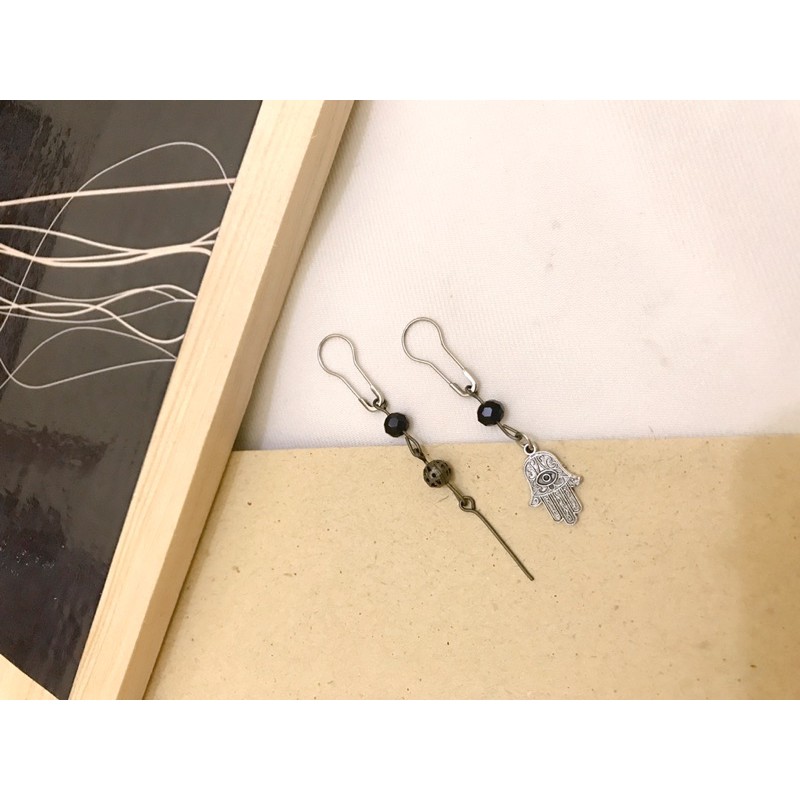 Hand of fatima earrings hamsa earrings anting hamsa hand