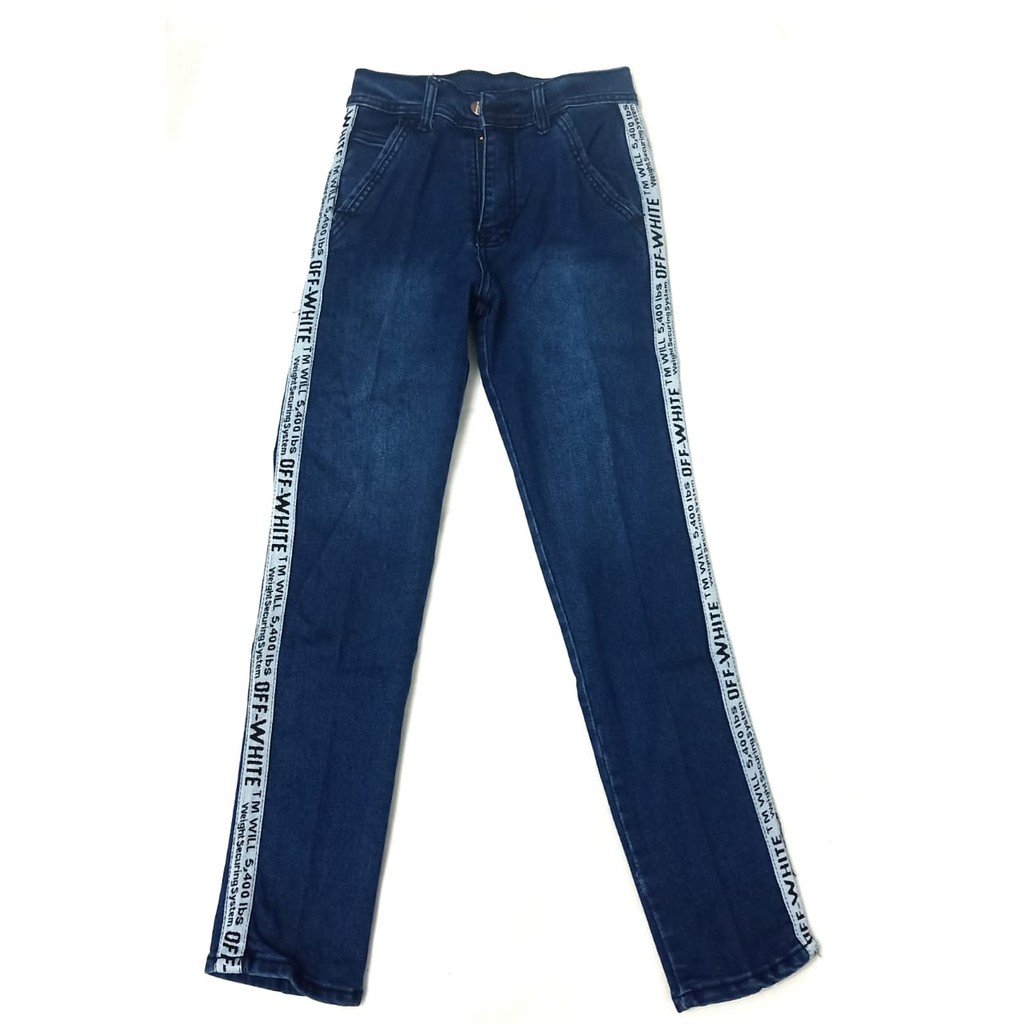 Celana Jeans Anak List Samping