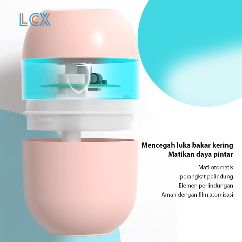 LCX PAKET ESSENTIAL OIL DIFFUSER Difuser Humidifier Air Purifier Young Lampu Tidur Living Oil