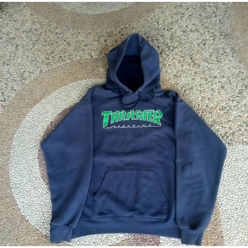 Hoodie Thrasher Magazine Navy ORI second