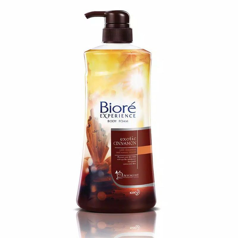 Sabun Mandi Biore Experience Exotic Cinnamon 550 ml