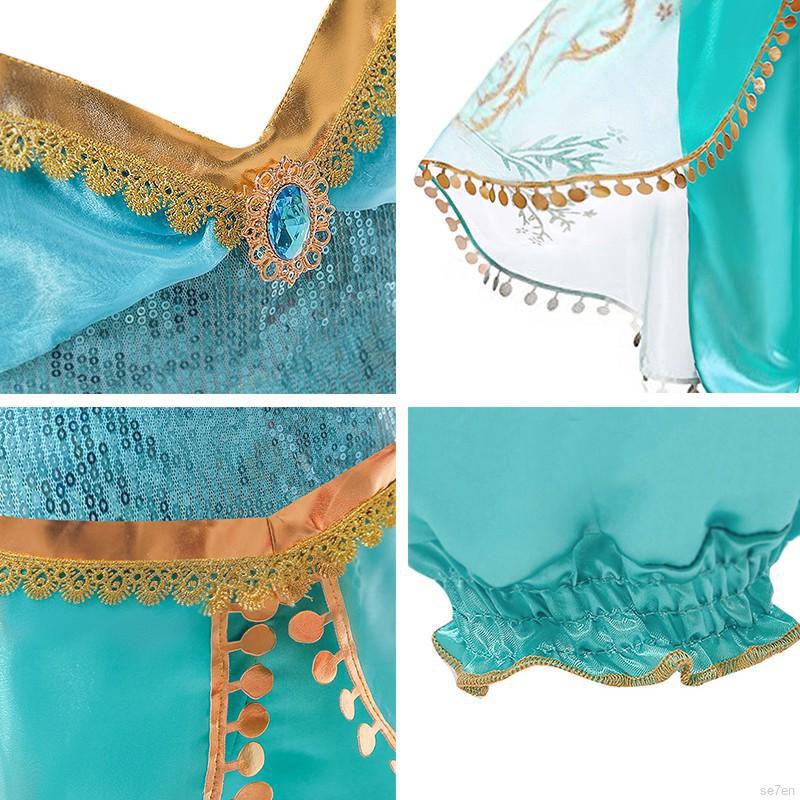 Kostum princess jasmine anak