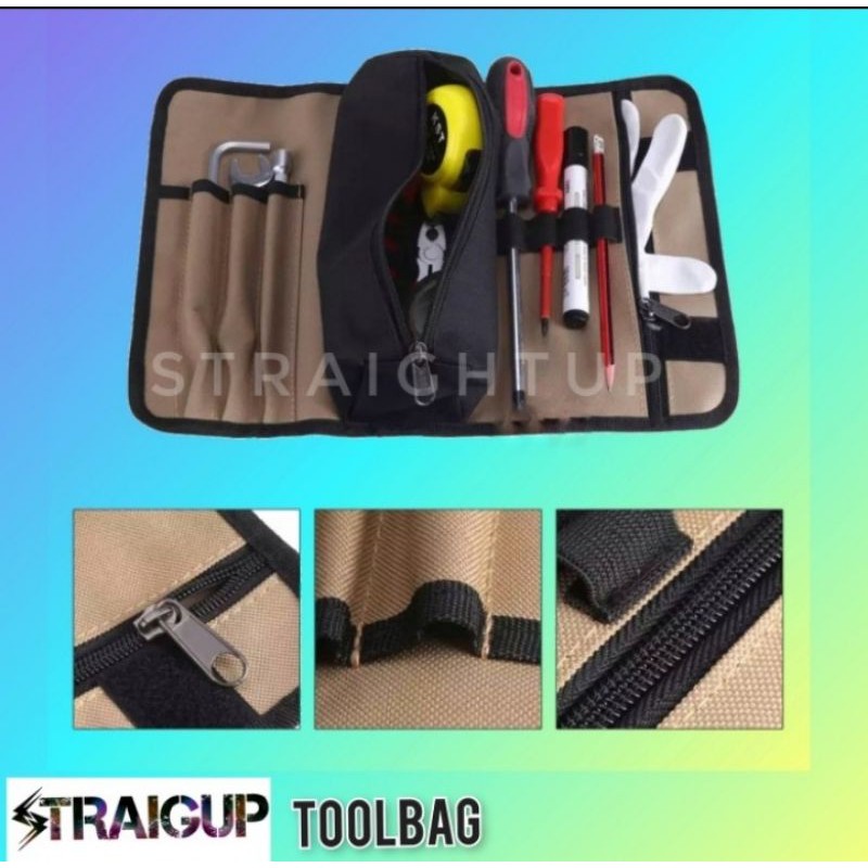 Tas Obeng Tukang Listrik Tool Set/Tas Perlatan/Tas Kunci Tas Obeng