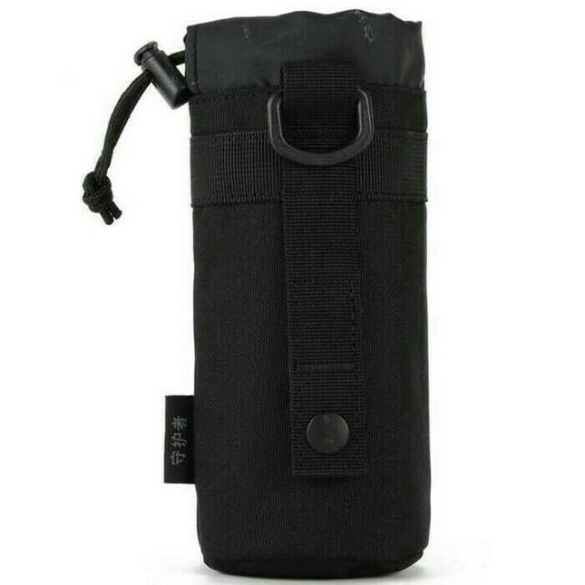 TAS BOTOL MINUM TRAVEL MODEL MILITER- BLACK