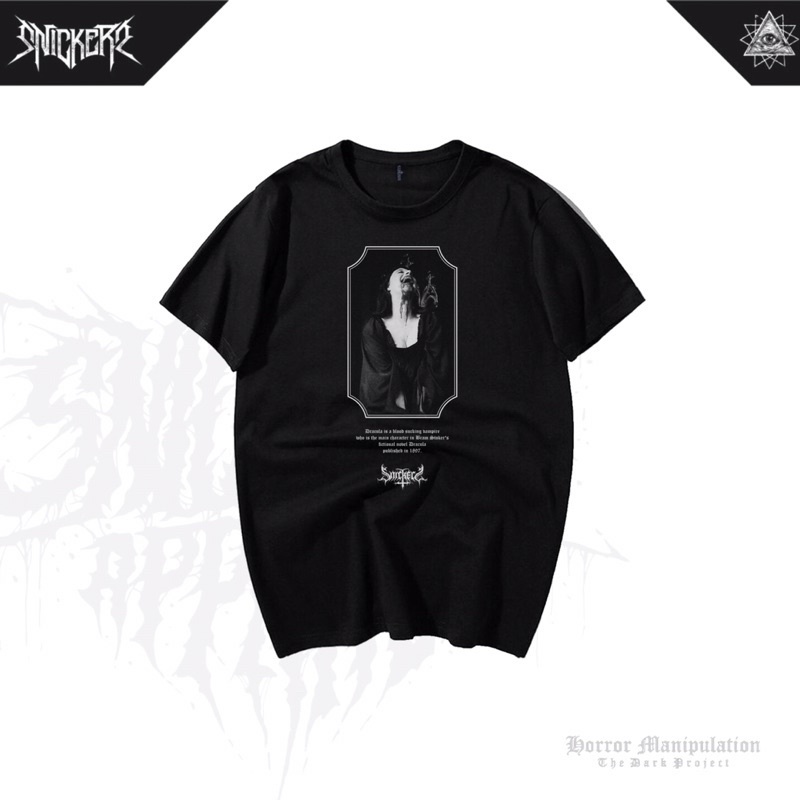 SNICKERS APPAREL / TSHIRT / KAOS DISTRO "dracula"