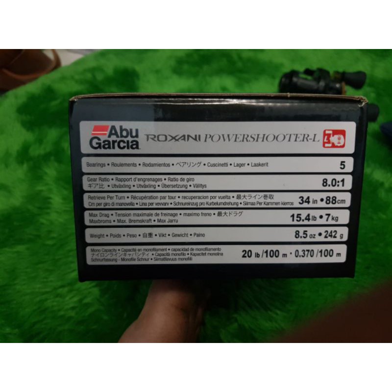 reel abu garcia roxani