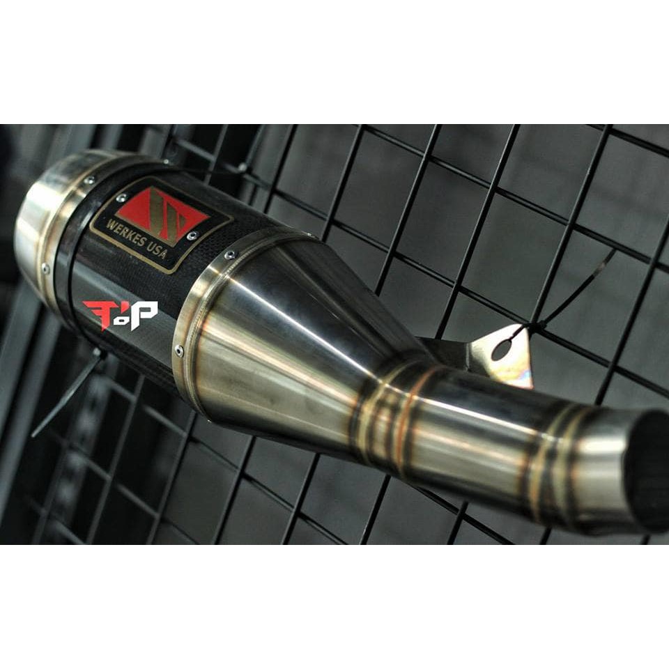 WERKES CARBON SLIP ON FOR ZX636 (NOT M4 AUSTIN RACING SC PROJECT)