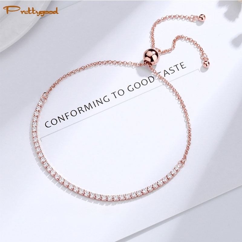 Gelang Serut Emas Adjustable Fashion Korea Untuk Wanita -PD