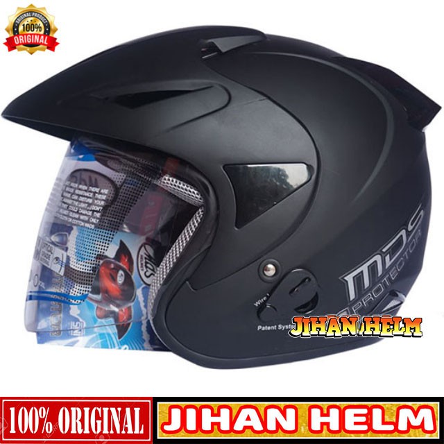 HELM / MDS / HELM MDS / HELM MDS PROTECTOR BLACK DOFF TERMURAH