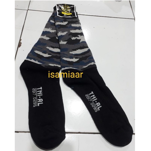 KAOS  KAKI PDL//PDH JATAH TNI .HITAM PUTIH LORENG