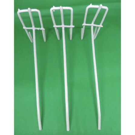 Cantolan Ram Kawat Putih 15cm Harga/12pc - Gantungan Aksesoris Hook Ram