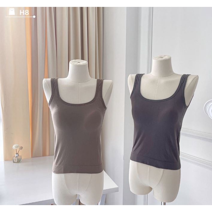 BV.ID BR598 TANK TOP BRA KOREAN STYLE PAKAIAN DALAMAN WANITA TANKTOP PANJANG DENGAN BUSA