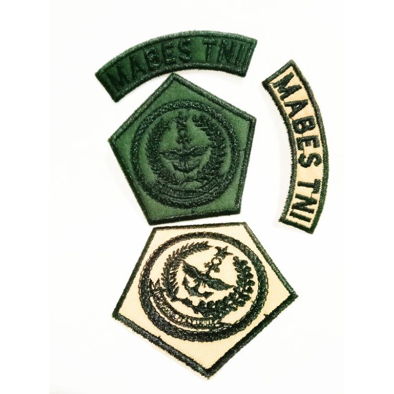 bordir logo mabes tni atribut seragam tni al