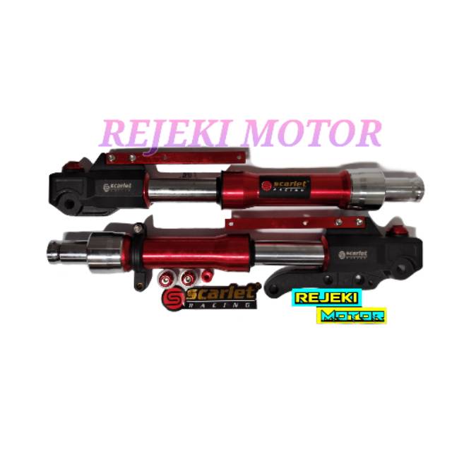 Shock Depan Skok Shockbreaker Scarlet USD CNC Yamaha NMax