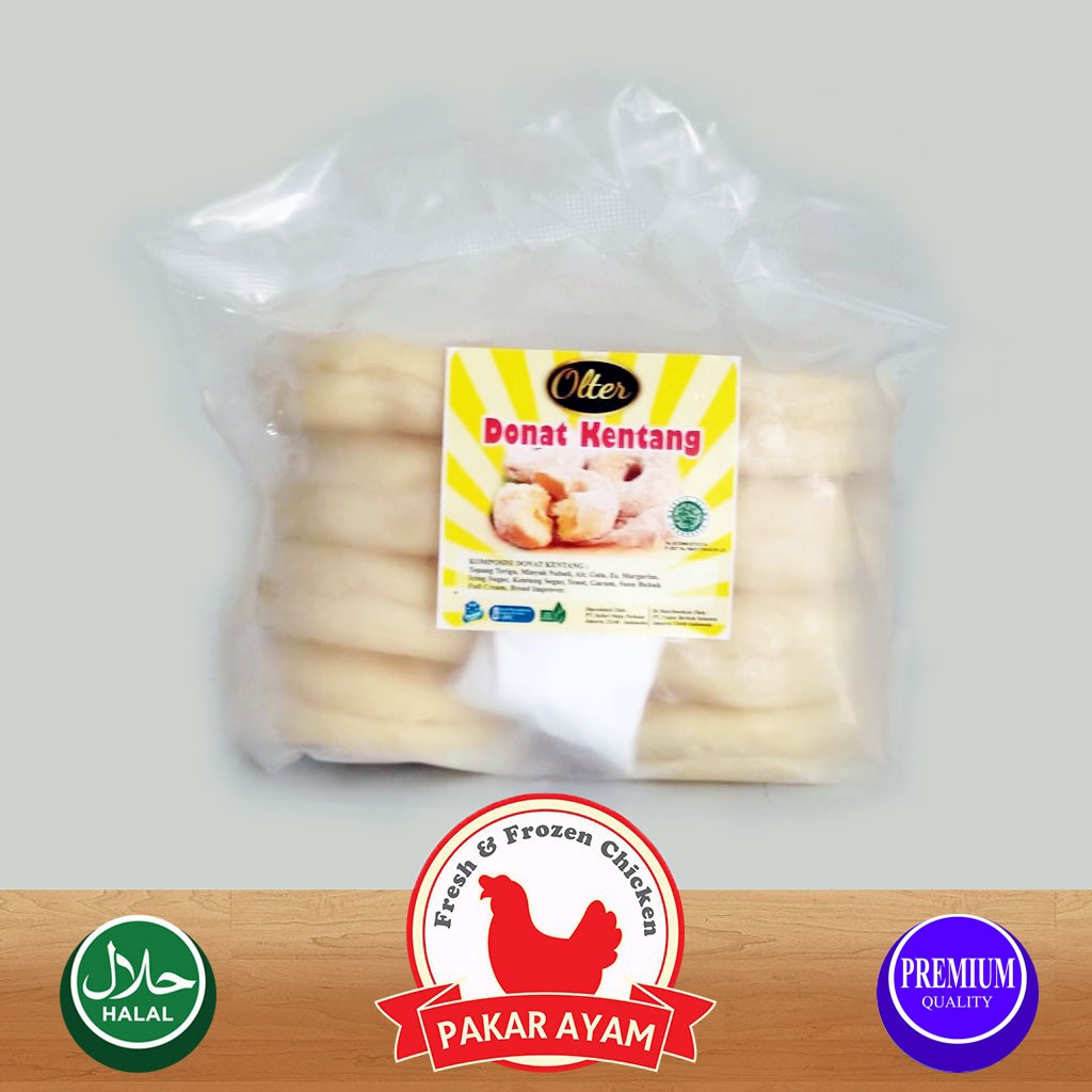 DONAT CILEMBU / DONAT KENTANG / DONAT UNGU ISI 8 PCS PER PACK