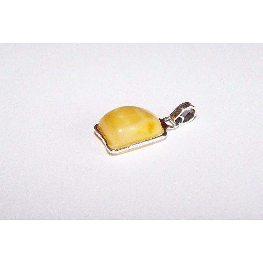 Natural Baltic Amber Pendant Sterling Silver 925 JAR106