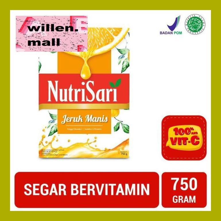 

Kak8Vitxd Nutrisari Jeruk Manis (750Gr) - Kemasan Refill S50K50A