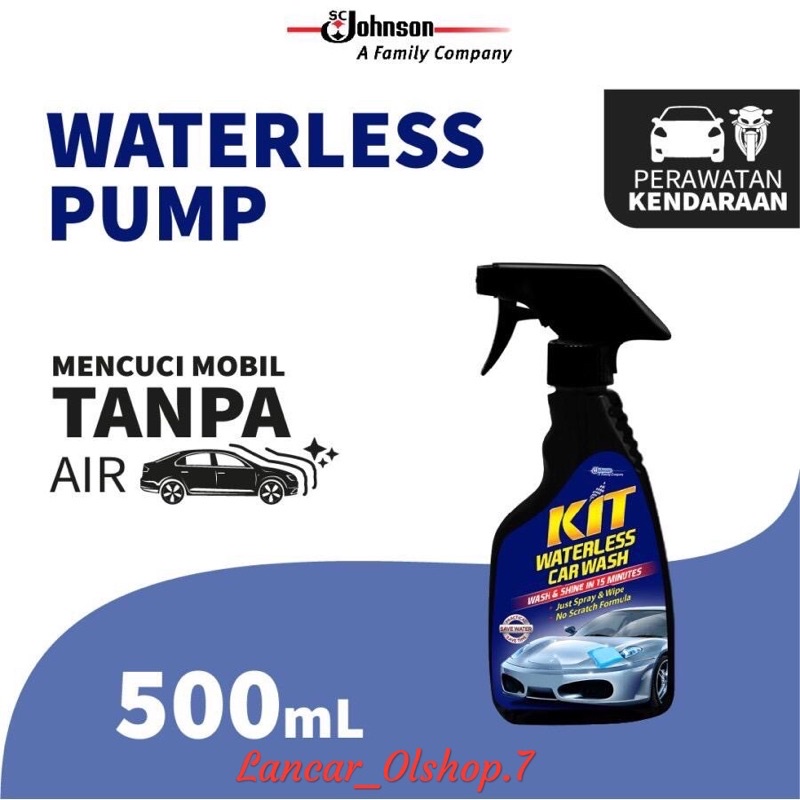 KIT WATERLESS CAR WASH - WATERLESS PUMP 500ML