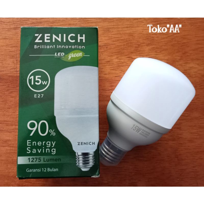 Lampu Zenich Green bulb 15 watt