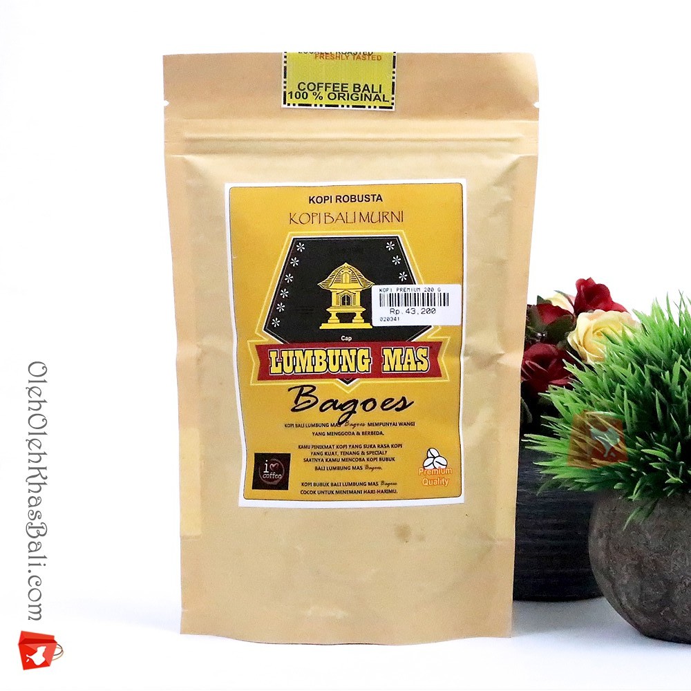 

Kopi Bali Murni Robusta 200gr LUMBUNG MAS BAGOES