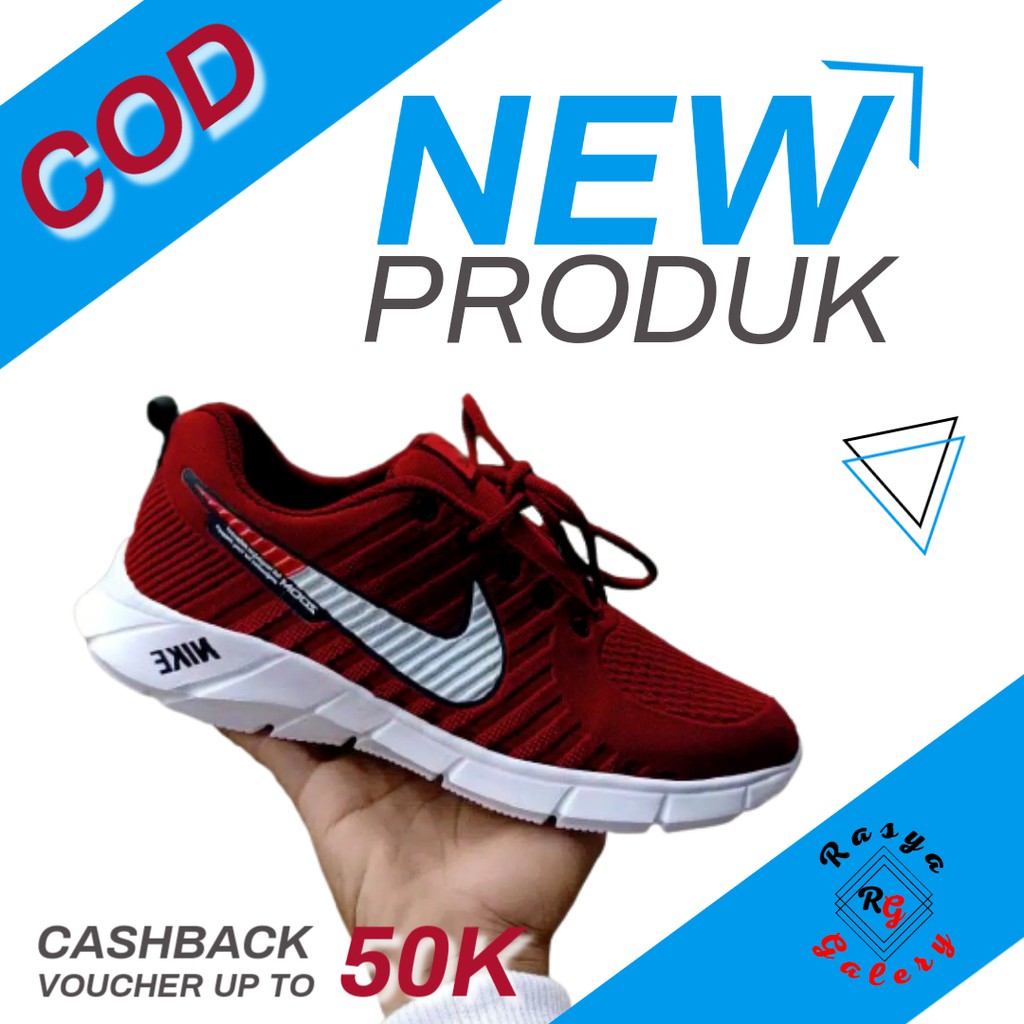 Sepatu Sapatu Snekers Sneakers Olahraga Pria Terbaru