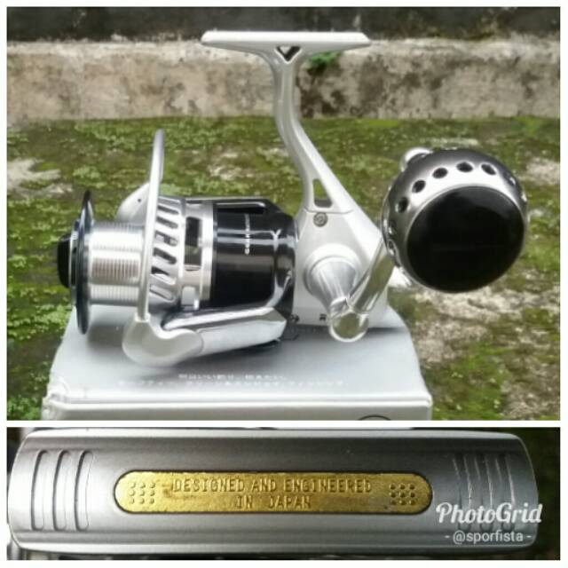 Reel Pancing Laut Ryobi AP Power II 6000 dan 10000 Full Metal Body Power Handle Popping Jigging