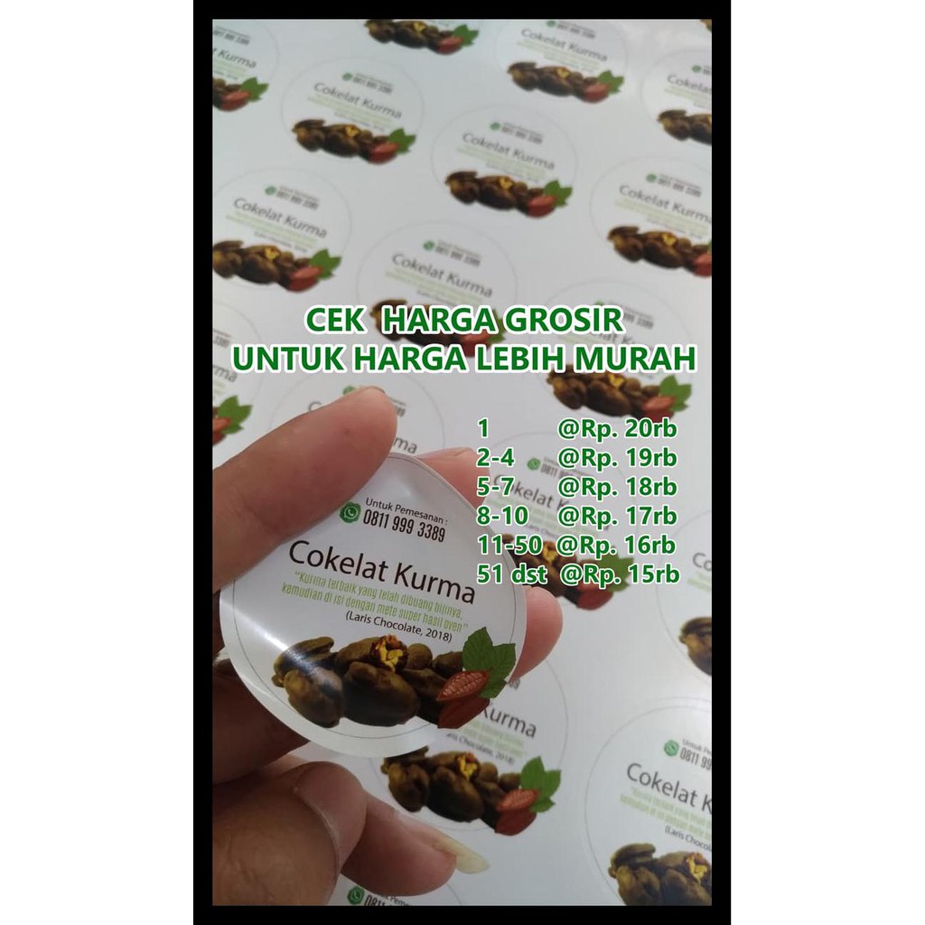

Cetak Stiker Sticker Produk Vynil & Kiss Cutting Ukuran A3 Boom Sale