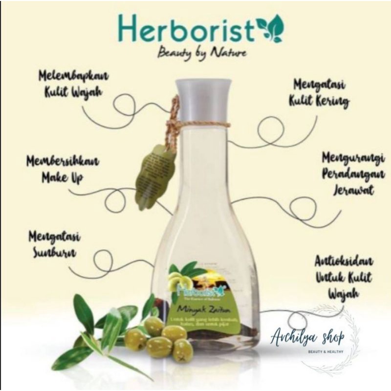 Minyak Zaitun Herborist 150 ml &amp; 75 ml