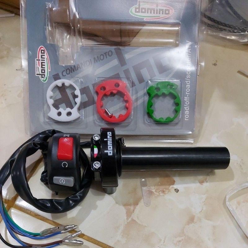 Slongsong Gas Spontan 2 Tali Kabel Gas Aktif Domino plus Saklar On Off Starter KTC 021