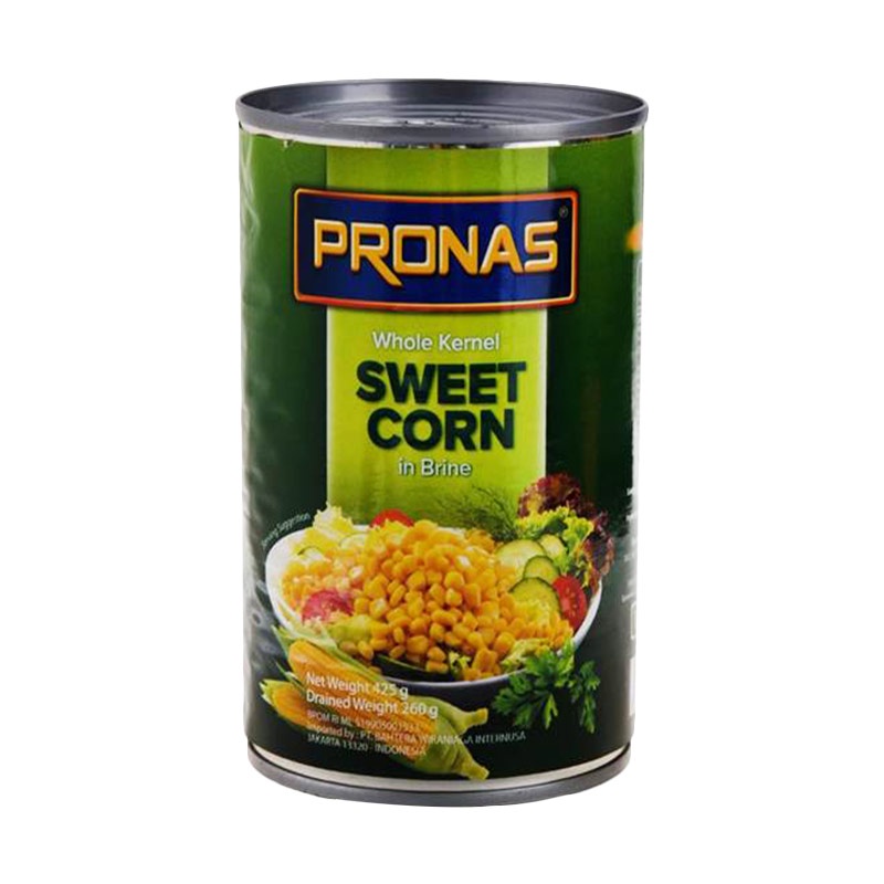 Pronas Whole Kernel Sweet Corn Can 410 gram