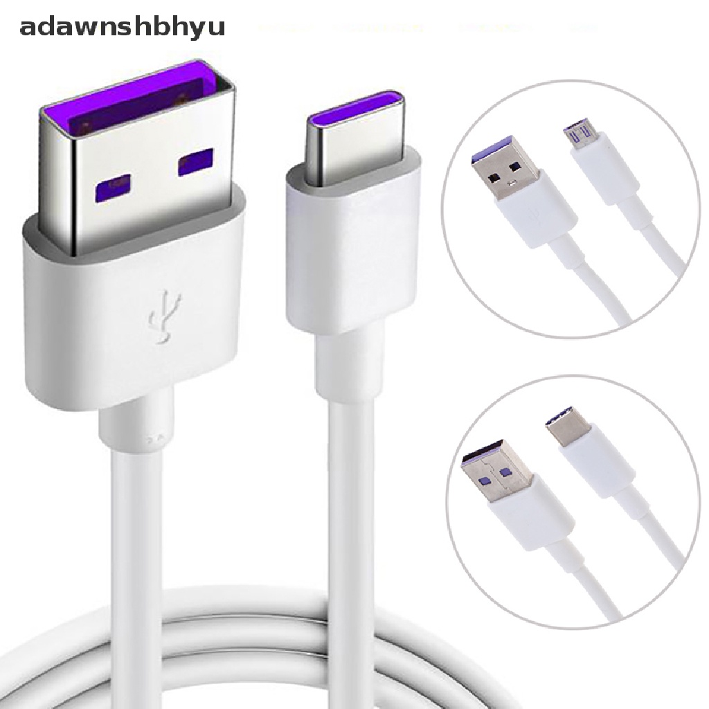 Kabel adawnshbhyu 5A Micro USB/Type-c Kabel Charge Cepat Sync Data Android USB Charger Cables